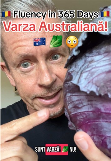 robinlearnsromanian (@robinlearnsromanian) - 🇷🇴Day 41 of 365: Varza Australiană!🇦🇺🥬😳 DESPRE ACEASTĂ PROVOCARE LINGVISTICĂ… 🎯 365 de zile până la fluență Mi-am lansat o provocare: să învăț româna în 365 de zile 🇦🇺➡️🇷🇴. Fără cursuri, fără lecții, fără trucuri—doar imersiune reală în viața de zi cu zi, progres zilnic și multe încercări și greșeli. 😅 Nu este un curs de limbi străine—este călătoria mea reală de a învăța română 🤠 Mă împiedic prin „conversații” și situații, și împărtășesc 