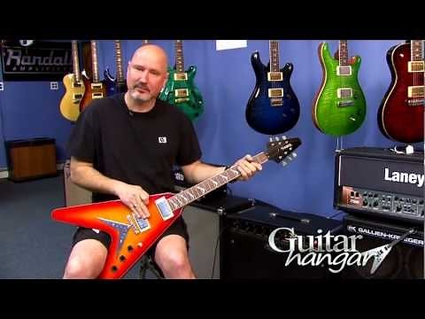 Hamer Vector 59 Flying V Style Electric Guitar Burst Demo | Guitar Hangar