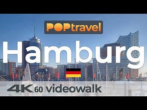 Walking in HAMBURG / Germany - Central City - 4K 60fps (UHD)