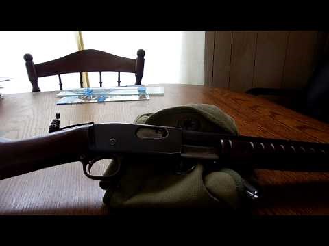 Remington Model 12 A pump action .22 long rifle for hunting, survival SHTF