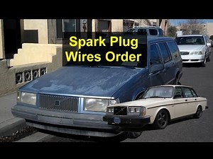 Spark plug order on Volvo 4 cylinder engine, 740, 240, and 940 vehicles - VOTD