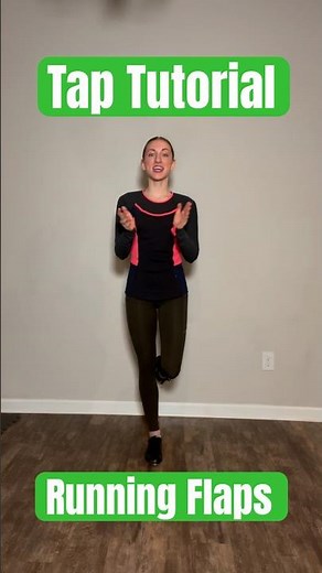 Tap tutorial: running flaps #lindseybrinsonstudios #danceteacher #tapdance #taptutorial #danceclass