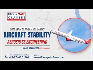GATE 2007 Aerospace Engineering Question Paper | AircraftStability Solutions | GATE AE Coaching