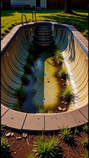 Extreme Pool Makeover | Realistic Timelapse #timelapse#poolrenovation #beforeandafter #luxurypools