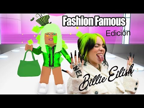 Fashion Famous BILLIE EILISH EDITION | Roblox Andre games in Spanish
