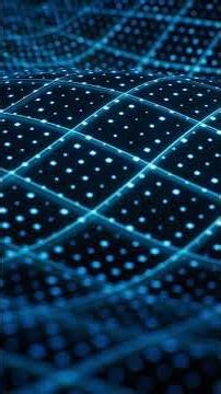 3D Blue Wave Grid Background 4K | Animated Background Video (Full 1H on Channel)