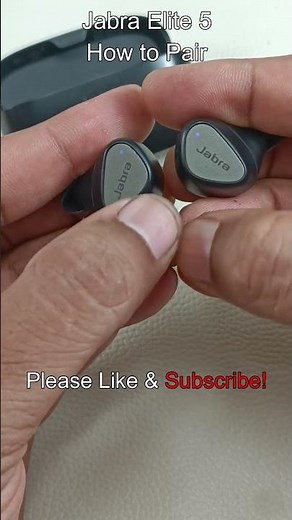 Jabra Elite 5 Bluetooth Earbuds | How to Pair | #shorts #treanding