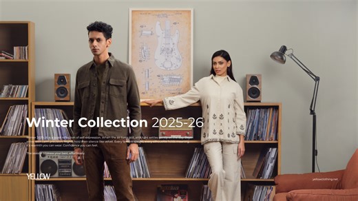 1.1M views · 798 reactions | Winter 2025-26 is a quiet reflection of self-expression. When the air turns still, and light settles gently on the day. Days arrive with calm precision. Nights hold their silence like velvet. Every texture speaks; every silhouette holds meaning. It’s warmth you can wear. Confidence you can feel. The season to dress your best, effortlessly. #YELLOW #WinterCollection | YELLOW | Facebook