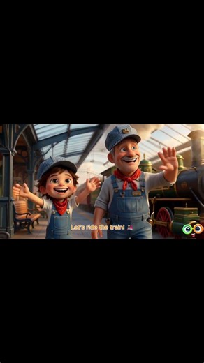 🚂 Choo Choo! Train Driver Song for Kids | Learn Jobs Fun!