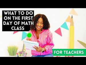 My Favorite First Day of School Lesson Plans for Middle School Math Class