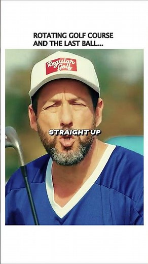 rotating golf course and the last ball 😅