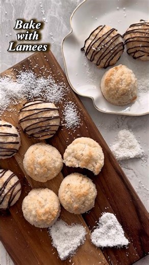 أنجح وصفة أقراص جوز الهند الشهية بدون غلوتين |The BEST COCONUT MACAROON recipe (no gluten, no dairy)