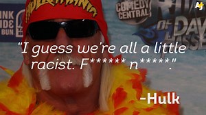 Hulk Hogan's N-Word racist rants caught on sex tape. | AJ