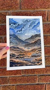 Hannah Pickerill on Instagram: "Experimenting with some abstract (ish) watercolor landscapes #art #artist #watercolor #watercolorpainting #watercolorart #landscapepainting #painting #artinspo #artinspiration"