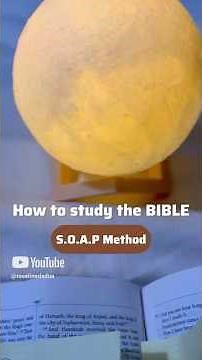 How to Study the Bible for Beginners using the SOAP Method 2025