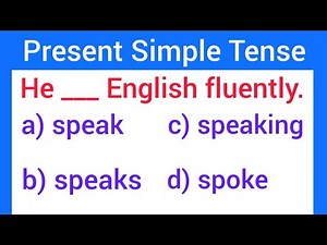 Present Simple Tense Sentence Quiz | Grammar Quiz | English practice with quiz
