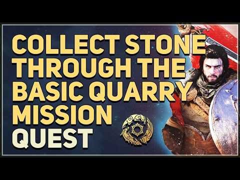 Collect stone through the basic quarry mission at Karin Quarry Crimson Desert