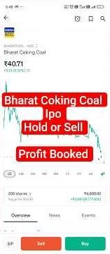 Bharat Coking Coal IPO Allotted Ho Gaya 😍 | Ab Kya Kare? Hold Ya Sell? | Cool Jankari #iporeview