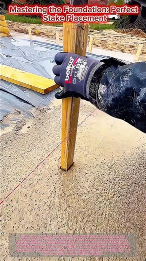 Mastering the Foundation: Perfect Stake Placement 🏗️🔨