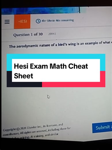Hesi Exam Math Cheat Sheet #prenursing #hesia2help #hesi #hesia2exam