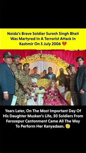 Noida's Brave Soldier Suresh Singh Bhati Was Martyred In Terrorist Attack In Kashmir On 5 July 2006