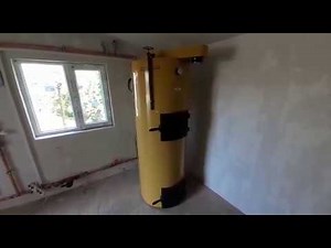 Centrale pe lemne si carbuni Stropuva 40 kw - Montaj si primul foc