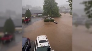Tropical Storm Helene floods Boone, NC, neighborhood