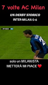 452K views · 30K reactions | Amarcord rossonero Derby ⚫️ | 7 volte A.C. Milan | Facebook
