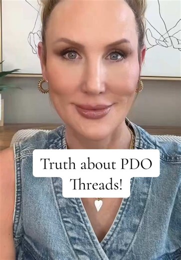Truth about PDO Threads! #pdothreads #threadlift #skincare #facialrejuvenation #antiagingskincare