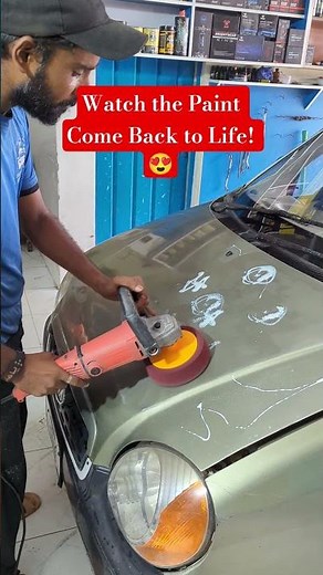 Paint Correction Process 😍 | Removing Swirls & Restoring Gloss #Shorts