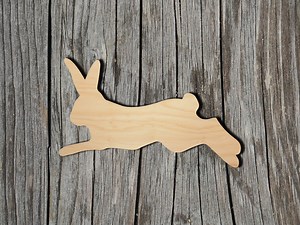 Rabbit - Wildlife - Laser Cut Unfinished Wood Cutout Shapes - Always Check Sizes and Measure - Etsy