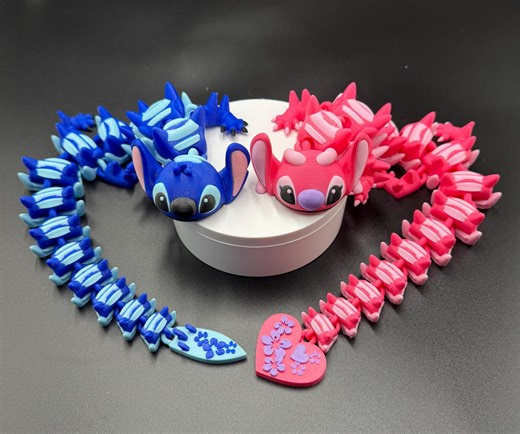 Alien Dragon Fidget | Articulated 3D Printed | Fidget Toy | Boy & Girl Versions - Etsy