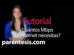 ¿Cuántos megas de Internet necesito?
