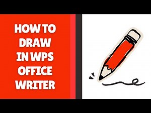 How to Draw in WPS Office Writer
