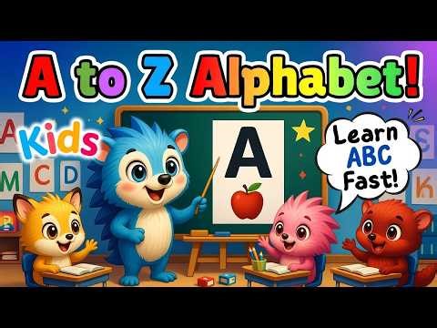 Sonic and Friends Teach ABC | A to Z Alphabet for Kids | Learn ABC With Sonic