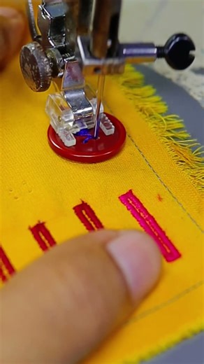 Button Sewing Tutorial Using Machine #sew #machine