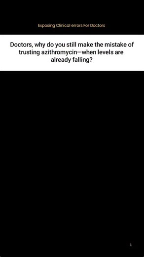 Trusted by 60,000+ doctors on Instagram: "Azithromycin plus Al/Mg antacids— Levels fall, infection lingers. ⚠️ Disclaimer : For healthcare professional education only. Only for educational purposes. Always follow institutional protocols and current guidelines."