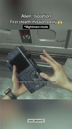 FIRST STEALTH MISSION EASY 👽 ALIEN ISOLATION