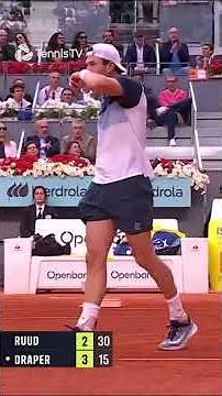 When Ruud & Draper Went Head-To-Head For The Madrid Title 😮‍💨