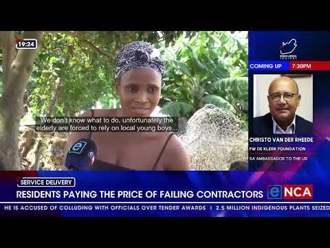 eThekwini residents paying the price of failing contractors