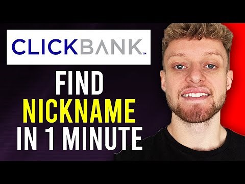 How To Find My Clickbank Nickname
