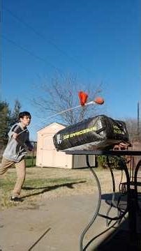 Trying the Meteor Hammer on a Bag