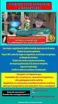 Formation magnétisme, stage magnétisme, formation magnétiseur-Magnétiseurs