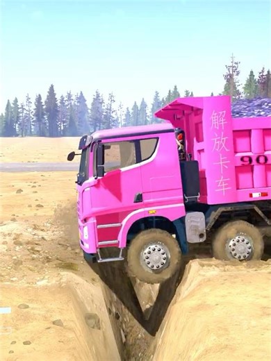 Spintires: MudRunner -SHACMAN DELONG X3000 Towing a Truck on a Snowy Road Ep 575