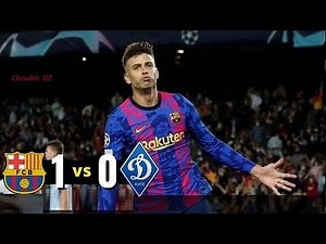 Barcelona vs Dynamo Kyiv 1-0 UEFA Champions League ● 20/10/2021 HD