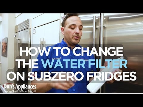 How to Replace the Water Filter on SubZero Fridges