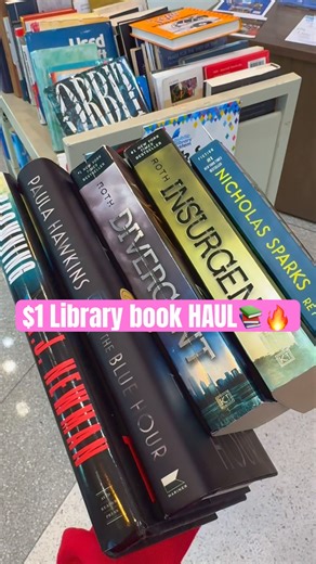 $1 library HAUL!!! Bookworms check your local library for sales!!! #booktube #reading #books