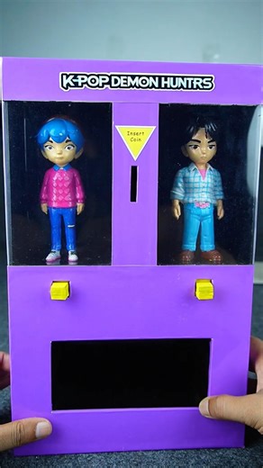 Baby Saja x jinu Kpop Demon Hunter DIY Mini Working Vending Machine #diy #craft