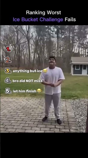 Ranking the WORST Ice Bucket Challenge Fails! 💦😂 | Epic Cringe Moments