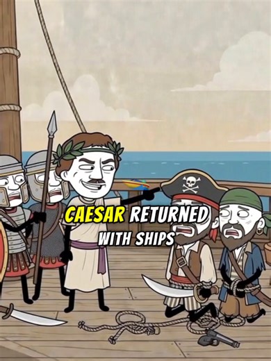 Julius Caesar's Pirate Capture: A Dramatic Story